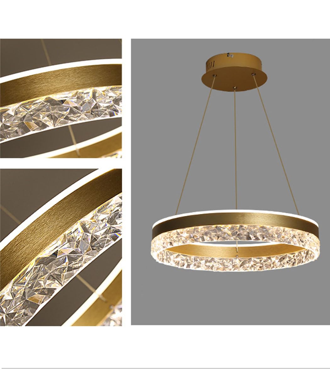 LED Chandelier New Modern High End Restaurant Pendant Lamp Ring - View #13