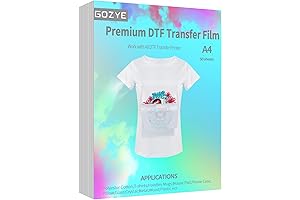 GOZYE Premium DTF Transfer Film: Elevate Your T-Shirt Designs