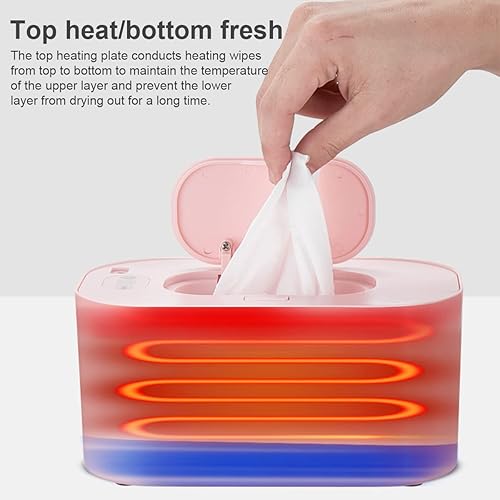 Miniatura 2 de Calentador USB de toallitas húmedas para bebés, dispensador de toallitas húmedas para bebés, calentador de toallitas portátil para viajes, hogar,