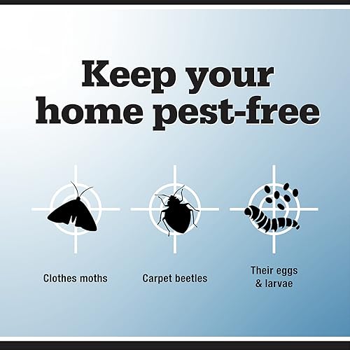 Miniatura 4 de Reefer-Galler Repuestos para colgadores de armario sin polillas mata polillas de ropa escarabajos de alfombras huevos y larvas 2 pasteles de