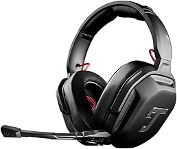 Teufel CAGE PRO Wireless Gaming Headset Wireless Bluetooth with Built-in Microphone, Battery Life 68 Hours, 7.1 Virtual Surround Sound DTS X V2, USB, for PC, PS5, Xbox, Mobile Phone - Black