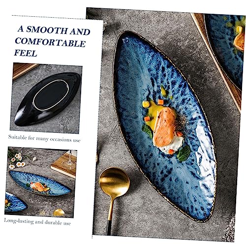 Plato de cerámica para sushi japonés estilo sashimi miniatura 2