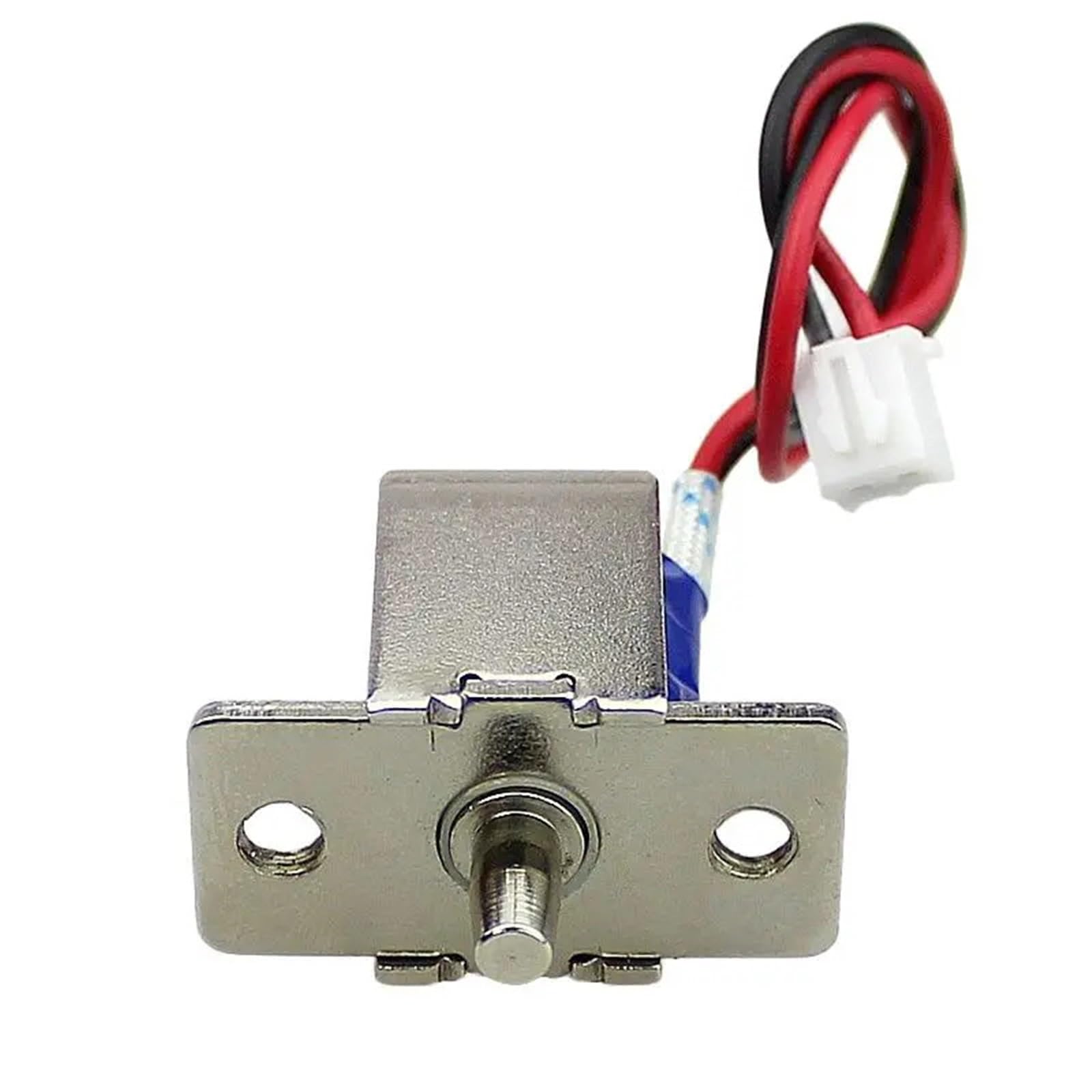 Elettromagnete push-pull DC 12 V, piccolo solenoide, corsa 4 mm, serratura a catenaccio integrata, telaio aperto, 1 pezzo
