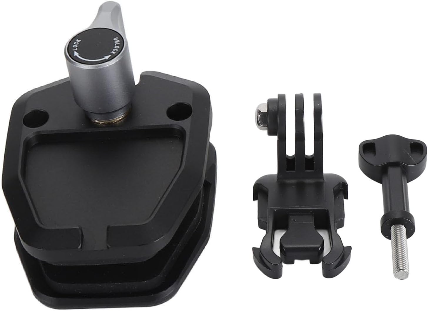 banapoy Motorcycle Windshield Camera Bracket, Motorcycle Action Camera Clamp Mount, for X4 ONE X2 Ace Pro 3 ONE RS R Action 4, Sports ClampHolder Bracket