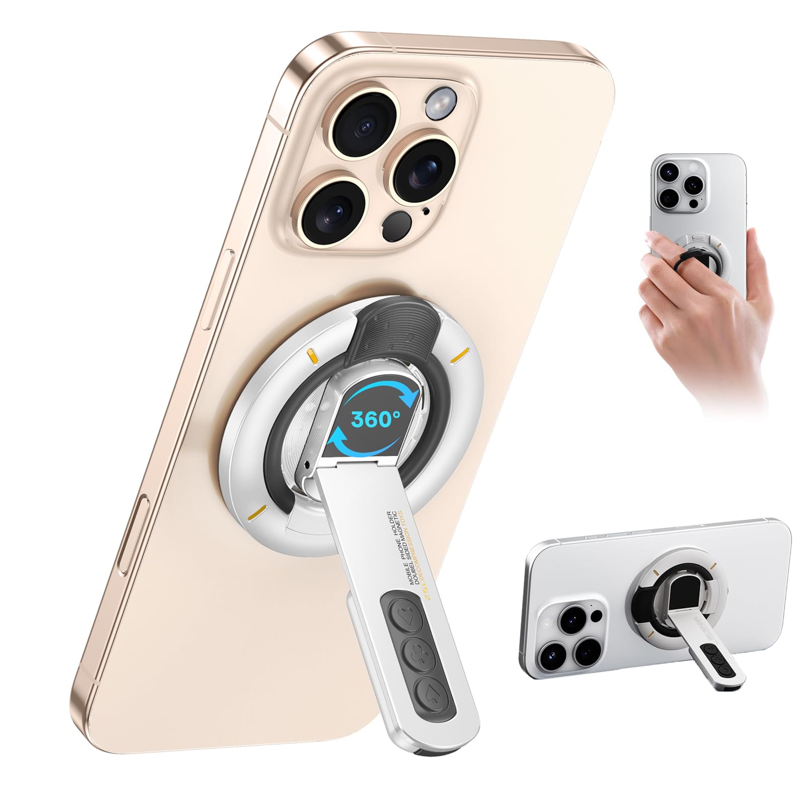 BIGLOBEスマホリング Amazon | 【2025新型スマホリング】GaoBao 360度回転式 スマホリング
