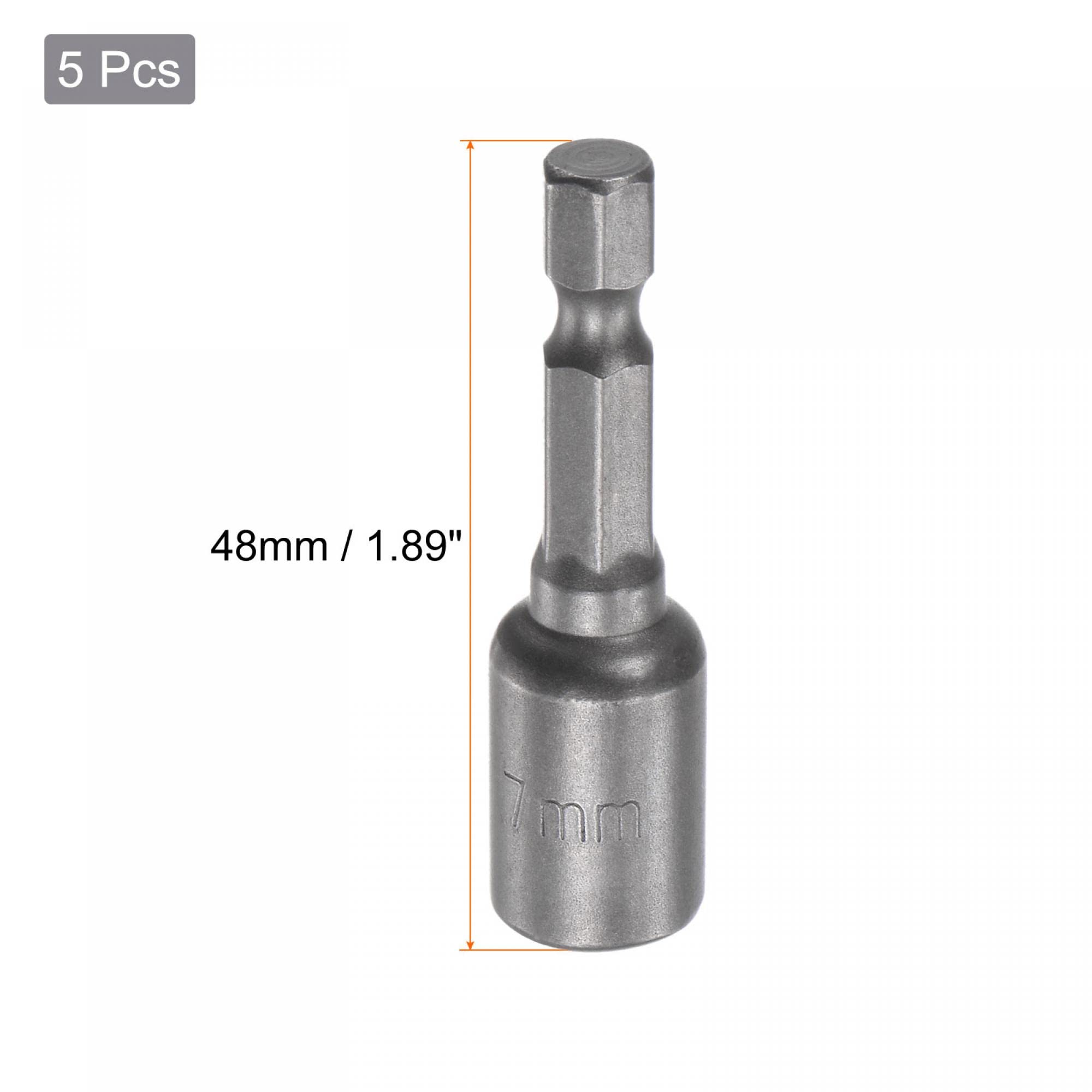 Sourcing Map 10 Stück 1/4" Sechskant Bits SL4 – 75 Mm Lang, Magnetisch, Aus S2 Stahl – Für Schraubendreher & Bohrmaschinen
