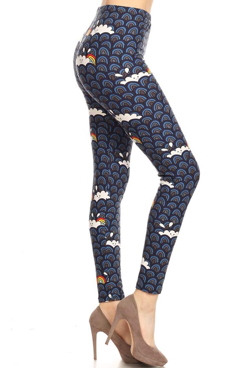 Leggings DepotHigh Waisted Family & Holiday Events Print Leggings for Women - Reg, Plus, 1X3X, 3X5X