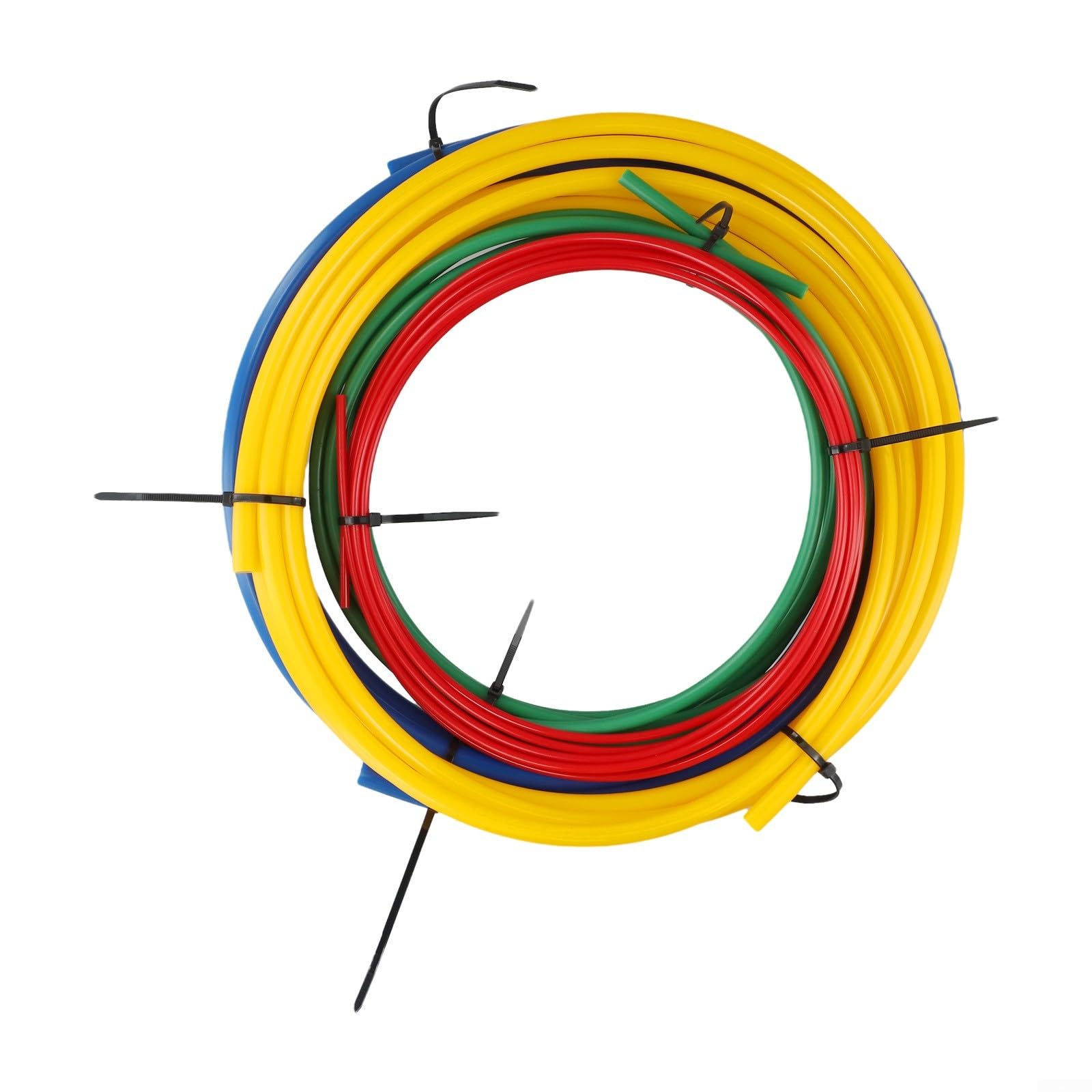 Kit di piegatubi per tubi in rame integrato, kit piegatubi per condizionatore d'aria, in plastica PE, 4 colori, adatto per tubi da 1/4 3/8 1/2 5/8 pollici CT-205 4 metri di lunghezza