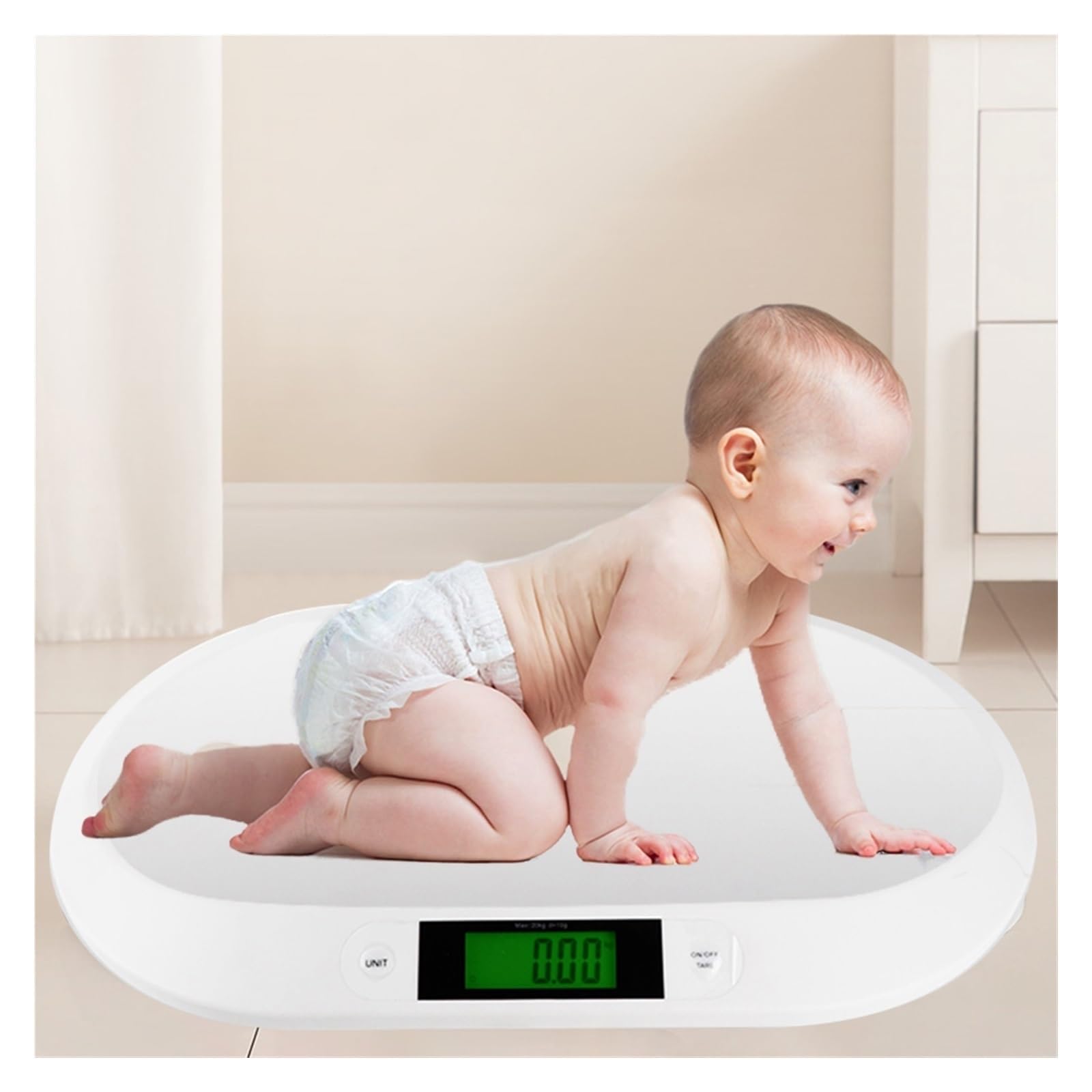 Bilancia Digitale LCD Professionale For Bambini 20 Kg / 10 G Bilancia Elettronica For Neonati Bilancia Strumenti Di Misurazione Accurati