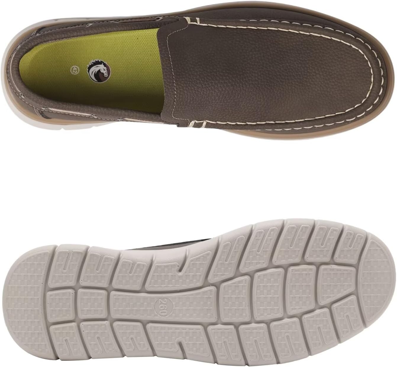 Cheval Men's Casual Loafers Slip On Shoes, Comfortable Lightweight Dress Boat Shoe for Office Driving - Image 5