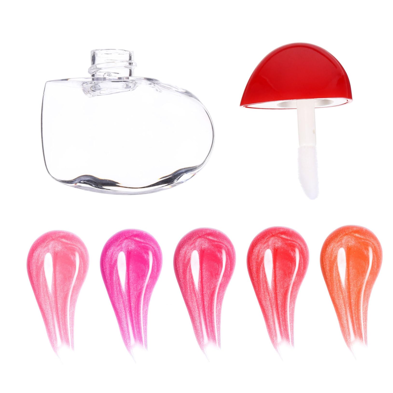 Baluue 40stücke Herzförmige Lip Gloss Tuben Auslaufsichere Behälter Für Lippenpflege Leere Lip Gloss Flaschen Für Selbstgemachte Kosmetik Für Make-up Und Lippenfarbe