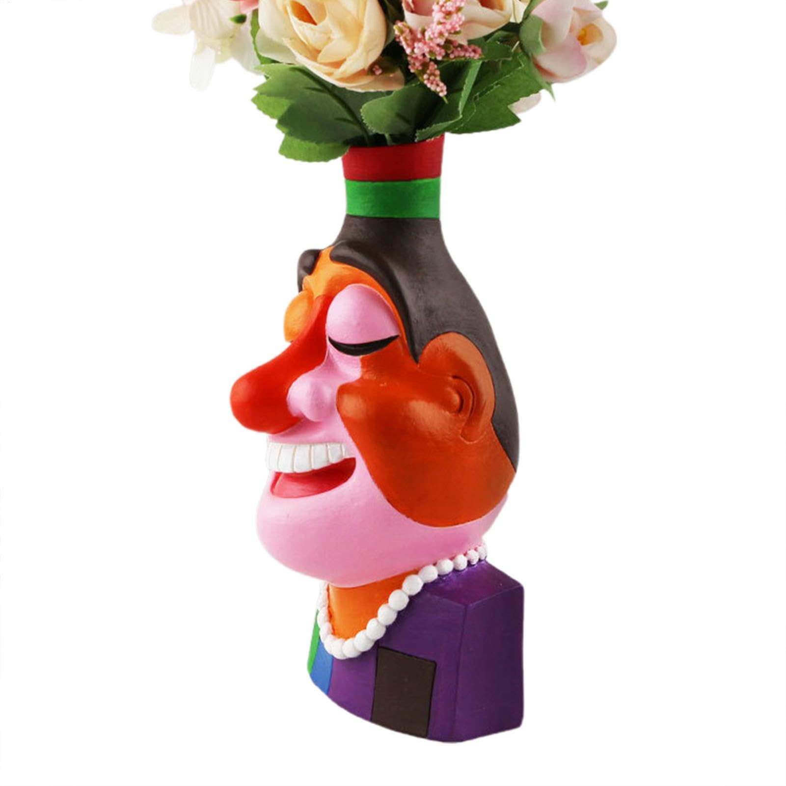 Vase facial moderne en céramique pour célébrer l'art végétal chez soi