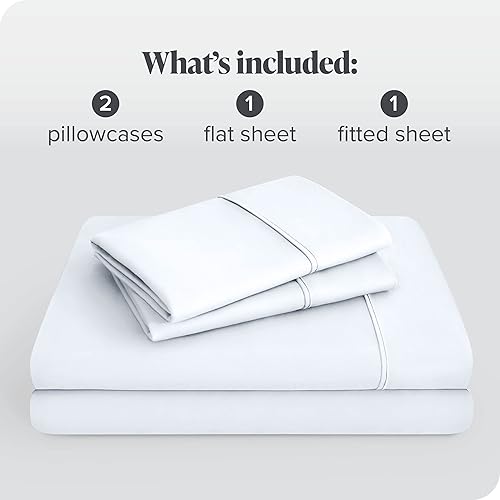 Miniatura 9 de Bare Home Juego de sábanas individual XL, bolsillos profundos de 22 pulgadas, tamaño de dormitorio universitario, sábanas de microfibra ultrasuave
