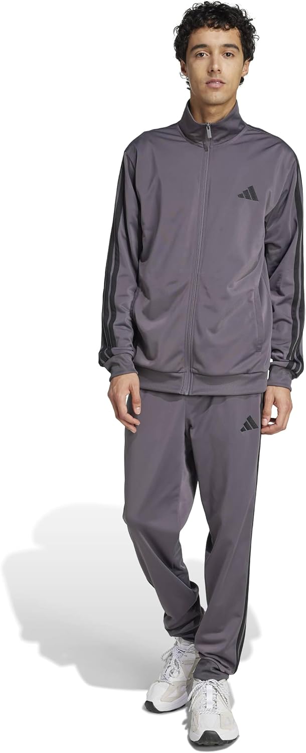 adidas mens Basic 3-stripes Tricot Track Suit
