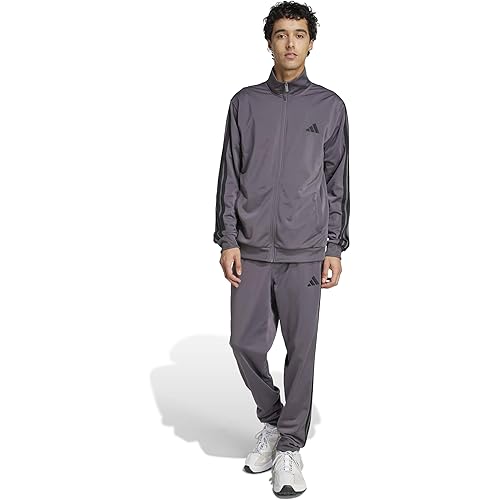 adidas mens Basic 3-stripes Tricot Track Suit