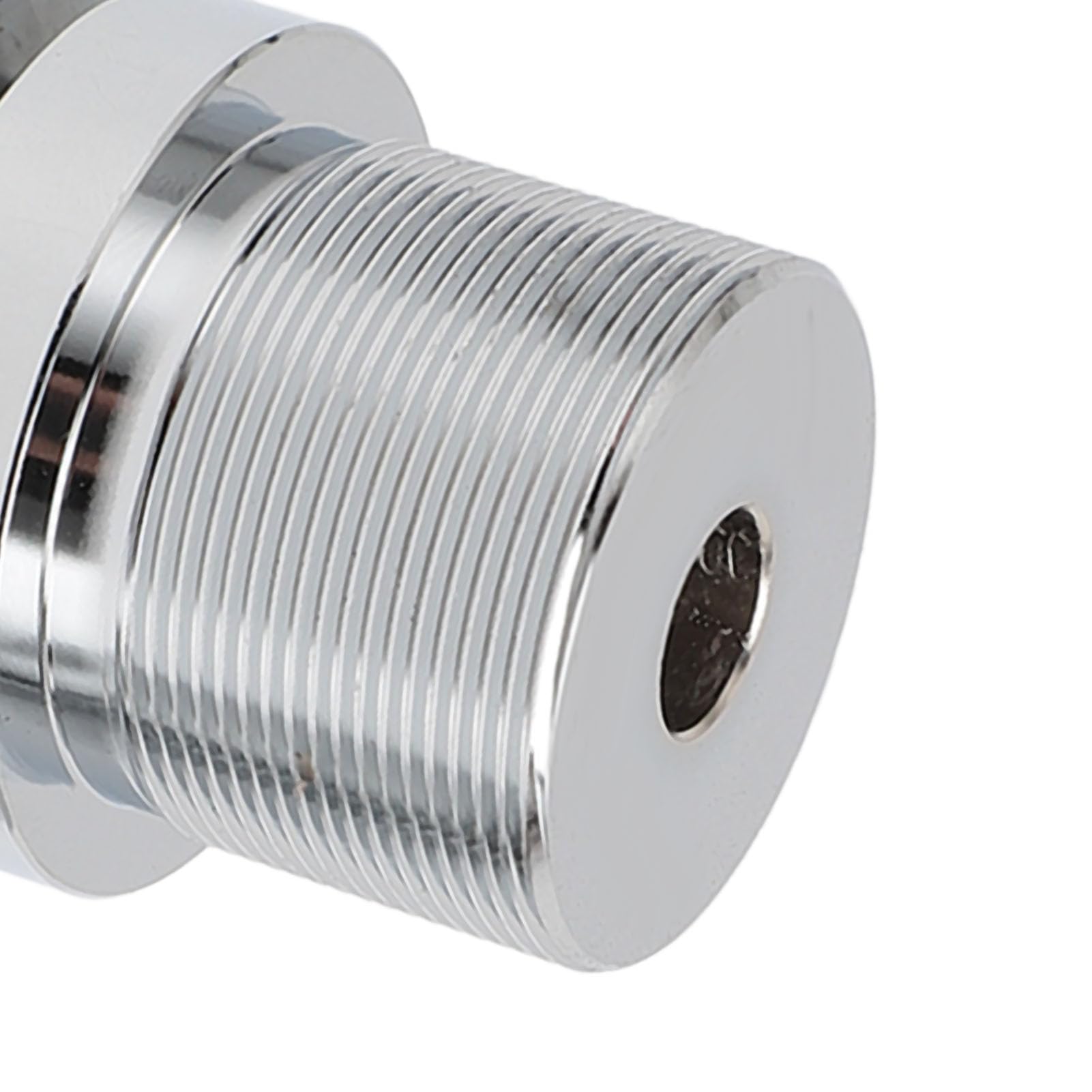 Pies de Aislamiento de Altavoz Pies Antivibración de Aleación de Aluminio Plateado para Altavoces Amplificadores Tocadiscos 1 par