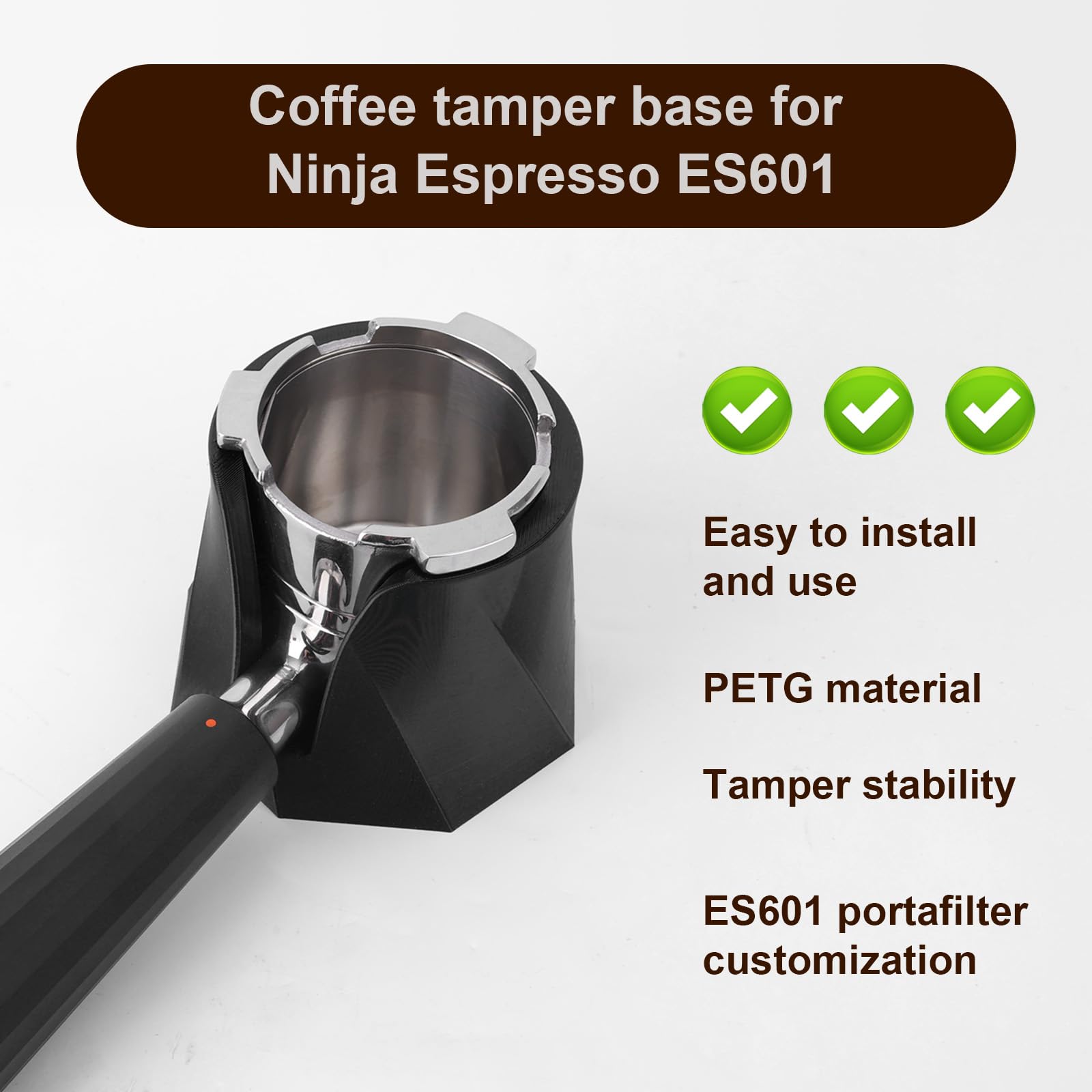 Tamper-Ständer Für Ninja ES601 - Rutschfeste Basis Für Perfektes Kaffeetampen