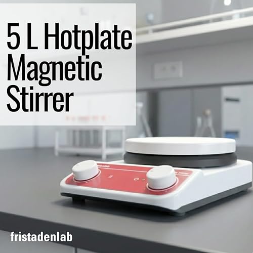Miniatura 2 de Fristaden Lab Agitador magnético de placa calefactora - Mezclador de laboratorio digital con calefacción