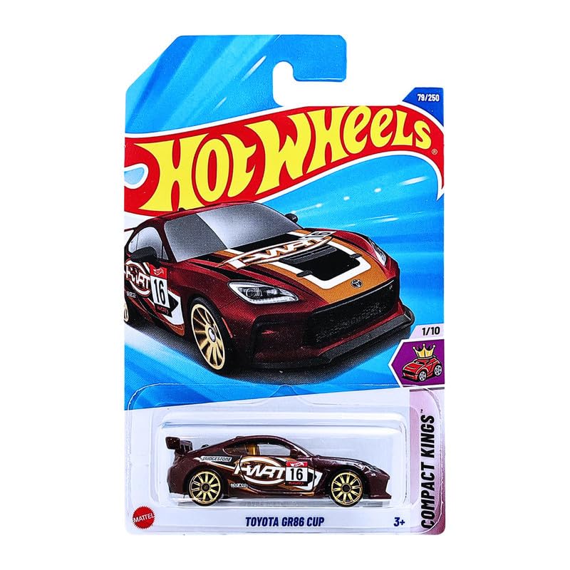Image of Hot Wheels Toyota GR86 Cup Compact Kings Ages 3 and Up 79 /250 (Red)