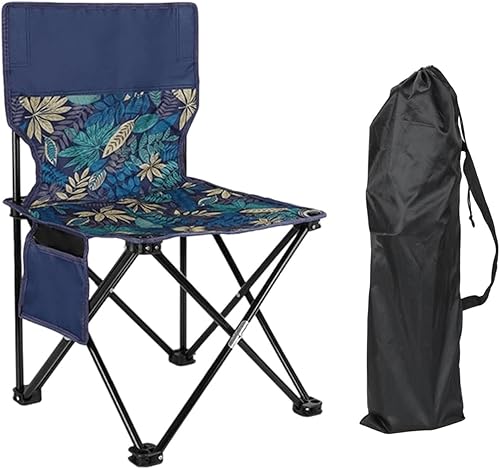 Miniatura 7 de Camping Folding Chair Camping Equipment Outdoor Seat Leisure Chair for Lawn Sports, Blue