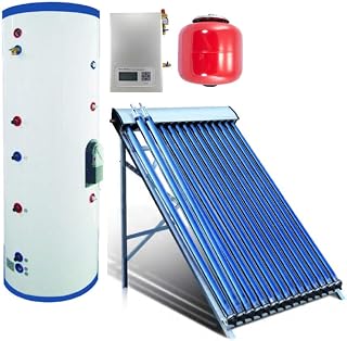 1000 Liter Water Heater Active Split System Dual Coil Tank 45 Deg Frame Evacuated Vacuum Tubes Hot SRCC Certified