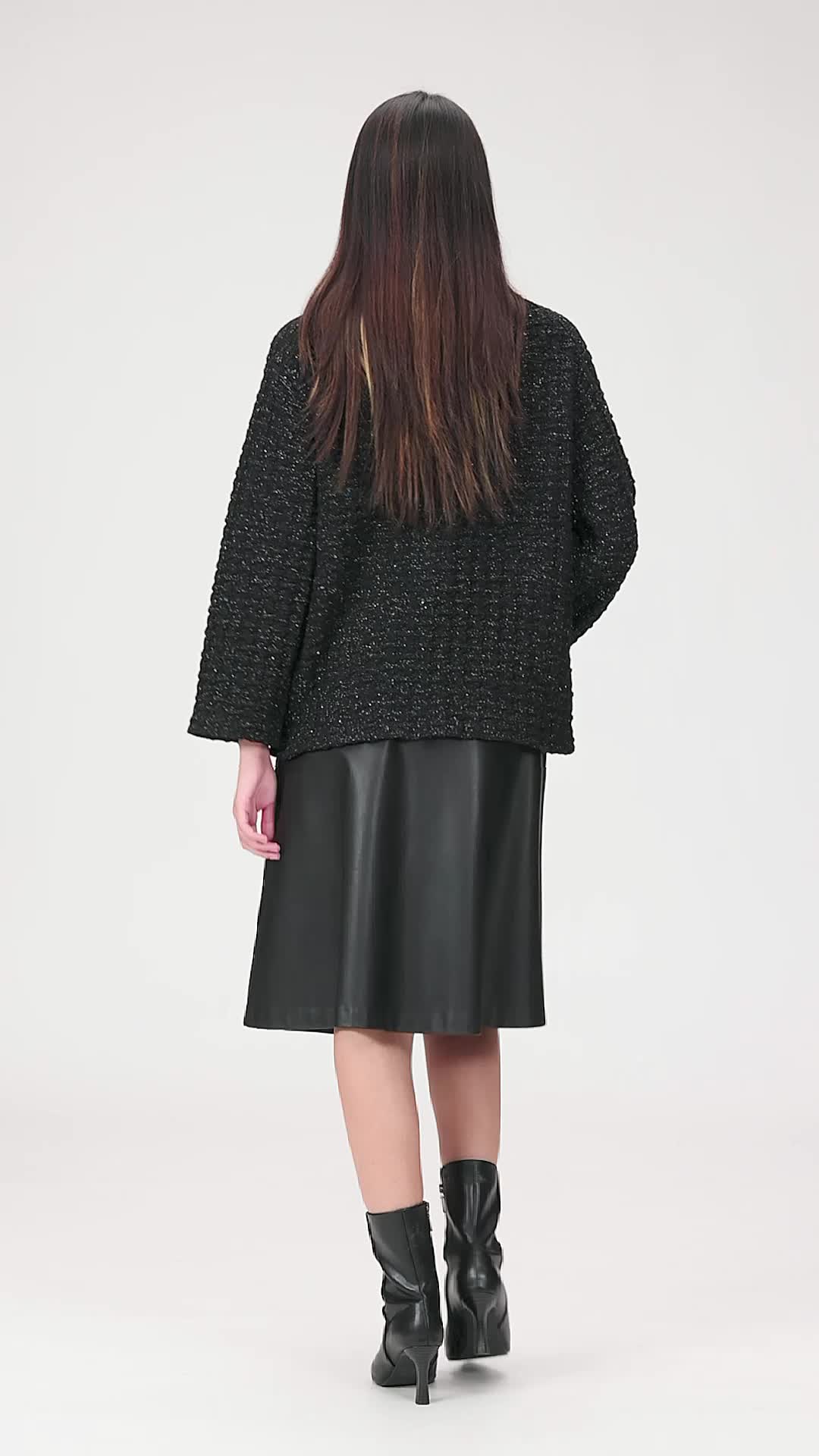 Amazon | [ダブルスタンダードクロージング] ラメニットジャケット