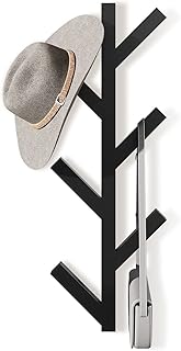 RRG Vertical Coat Rack Wall Mounted 16 Inch, Metal Vertical Hat Rack for...