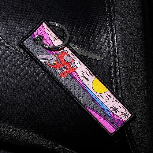 Image of MotoLoot Keychain for Motorcycles, Scooters, Cars and Gifts (Nee Down Beach Rider)