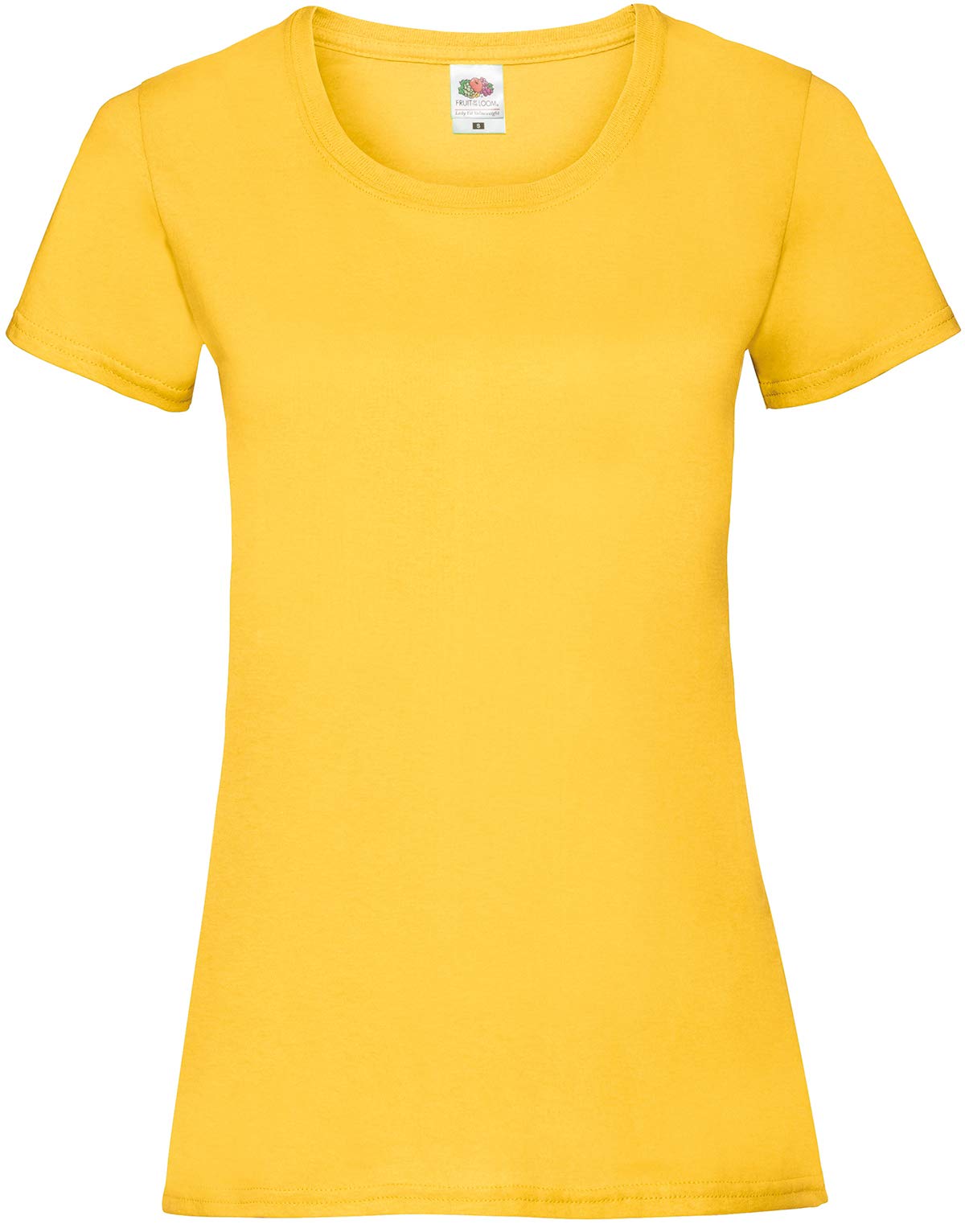 Fruit of the Loom Women's Valueweight Short Sleeve T-Shirt, Sunflower, 8 (Manufacturer Size:X-Small)