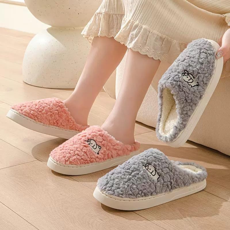 Image of DRUNKEN Slippers For Men Winter Sandals Casual Flats Home Footwear Man Girls Sliders Flip Flops Chappals Ladies Clogs Sleeper Slides Stylish Ortho Soft