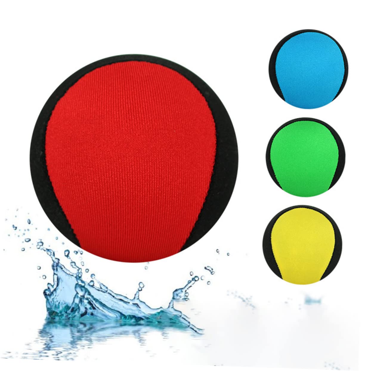 Toddmomy 4pcs Creative Bouncy Balls for Balls Yellow Black Green Black Red Pool for Summer Parties and Birthday Favors