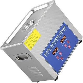 1pc Sonic Cleaner PS-10A 2L numérique en acier inoxydable Bain pour les petites lunettes Bijoux Partie chimiques Accueil Argent