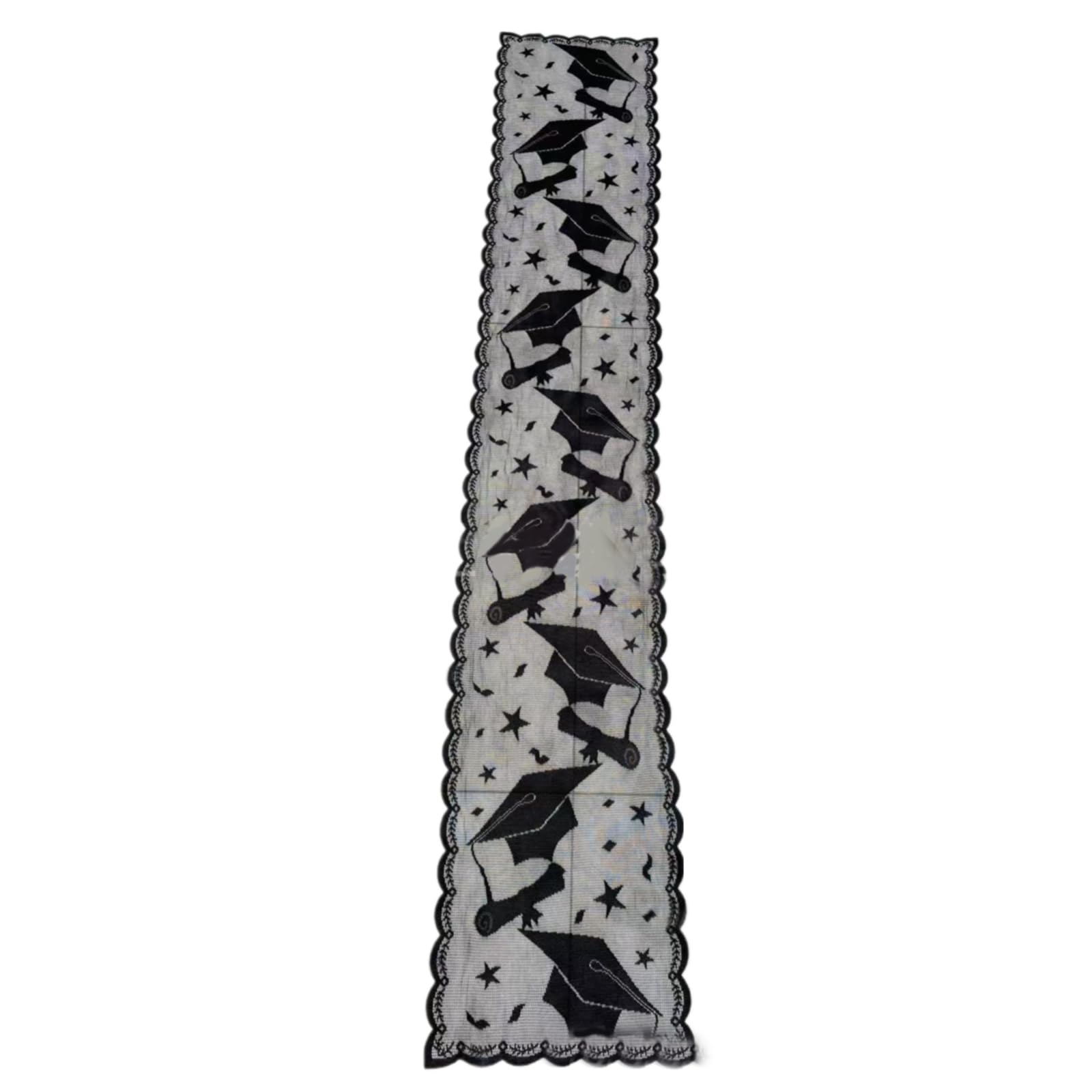 Elnwnnkc Lace Tablecloth Table Runner Placmat for Graduation Party Receptions Decoration Table Cloth Lace Runner