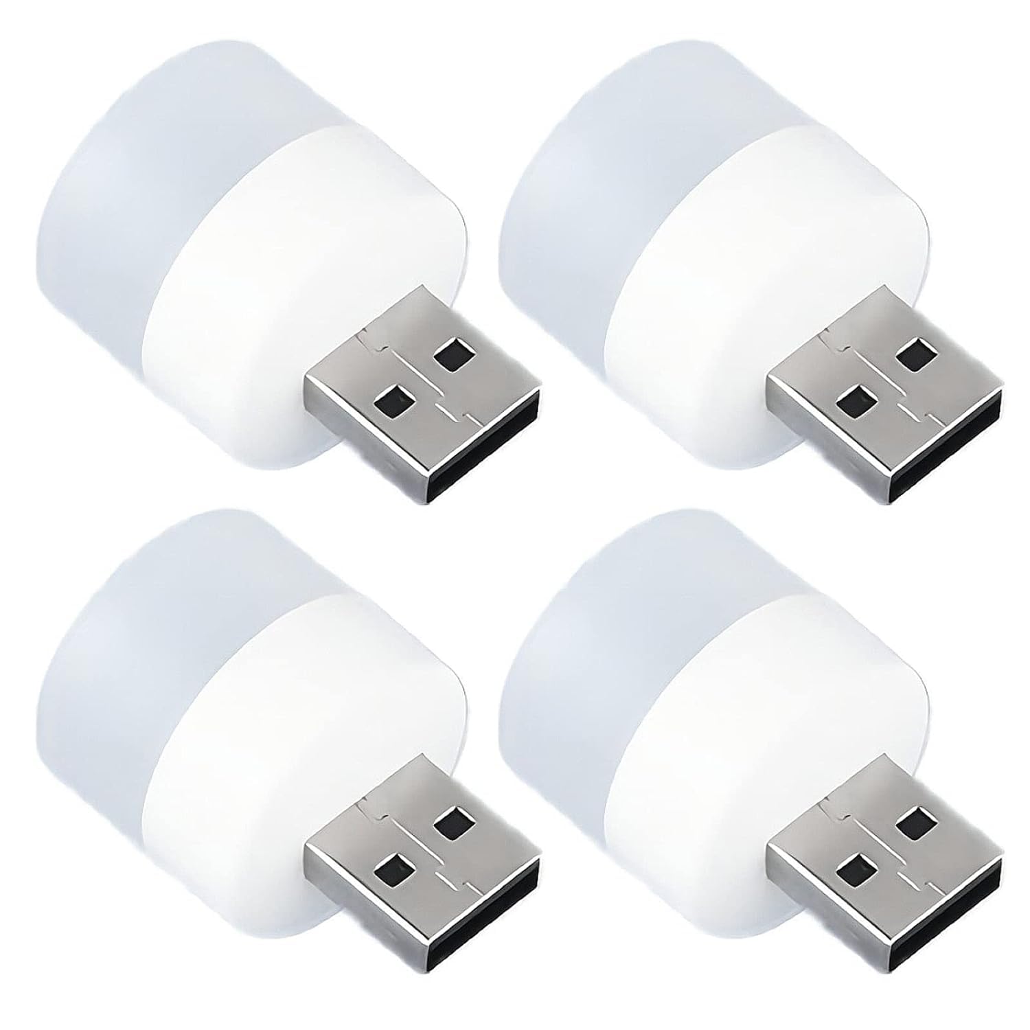 Led Night Light Mini USB Led Light Flexible USB Led Ambient Light Mini USB Led Light, Led Portable Car Bulb, Indoor, Outdoor, Reading, Sleep Pack of 4 Plastic Plug in Led Lights (B0CKZF6LRW) Amazon Price History, Amazon Price Tracker