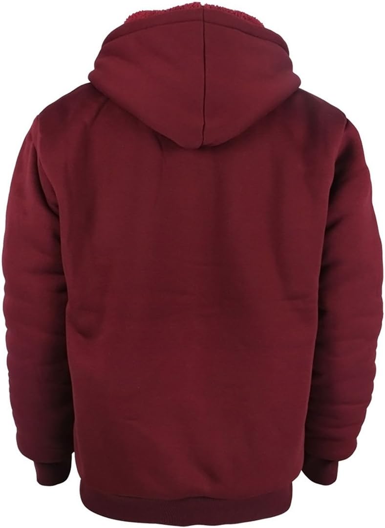 Sherpa Lined Boys Hoodie Full Zip Fleece Warm Youth Big Long Sleeve Child Sweatshirts - Image 2