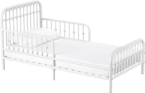Little Seeds Monarch Hill Ivy - Cama infantil de metal, color blanco