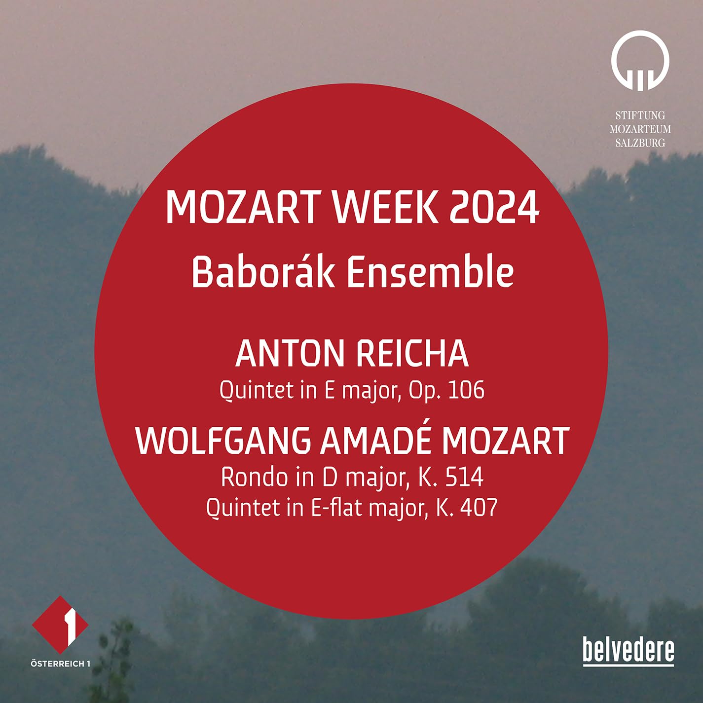 Anton Reicha; Wolfgang Amade Mozart: Mozart Week 2024