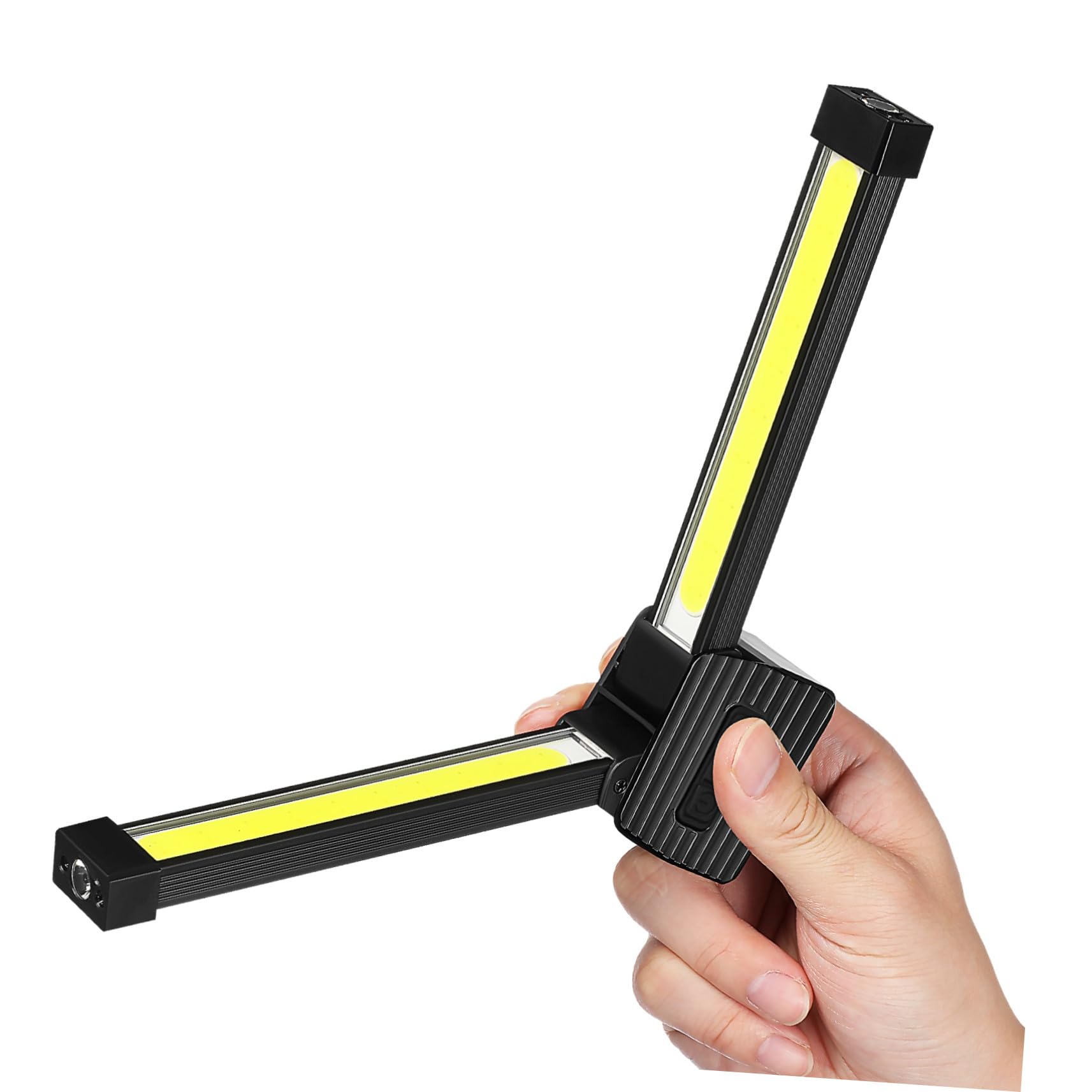 Lumière de travail pliante led avec éclairage alu noir