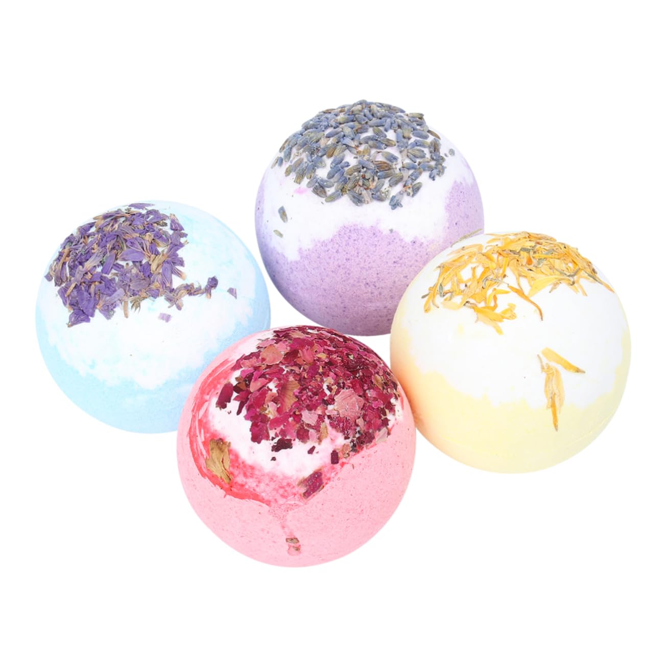 4piezas Bolas De Burbujas Naturales Para Baño Unidades Hechas De Minerales Relajación Hogar y