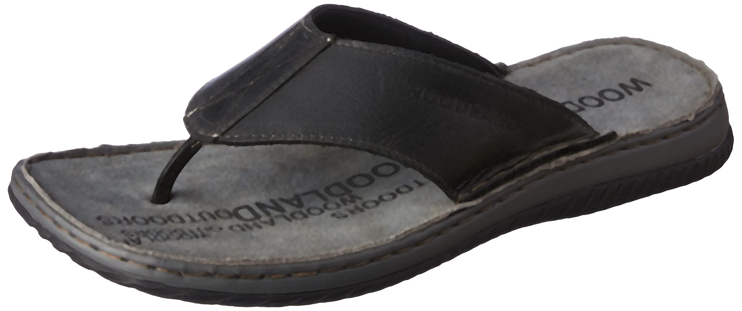 Woodland Mens Black Leather Slipper-8 UK (42 EU) (GP 1605114ONW) (B0BR5S5T6M) Amazon Price History, Amazon Price Tracker