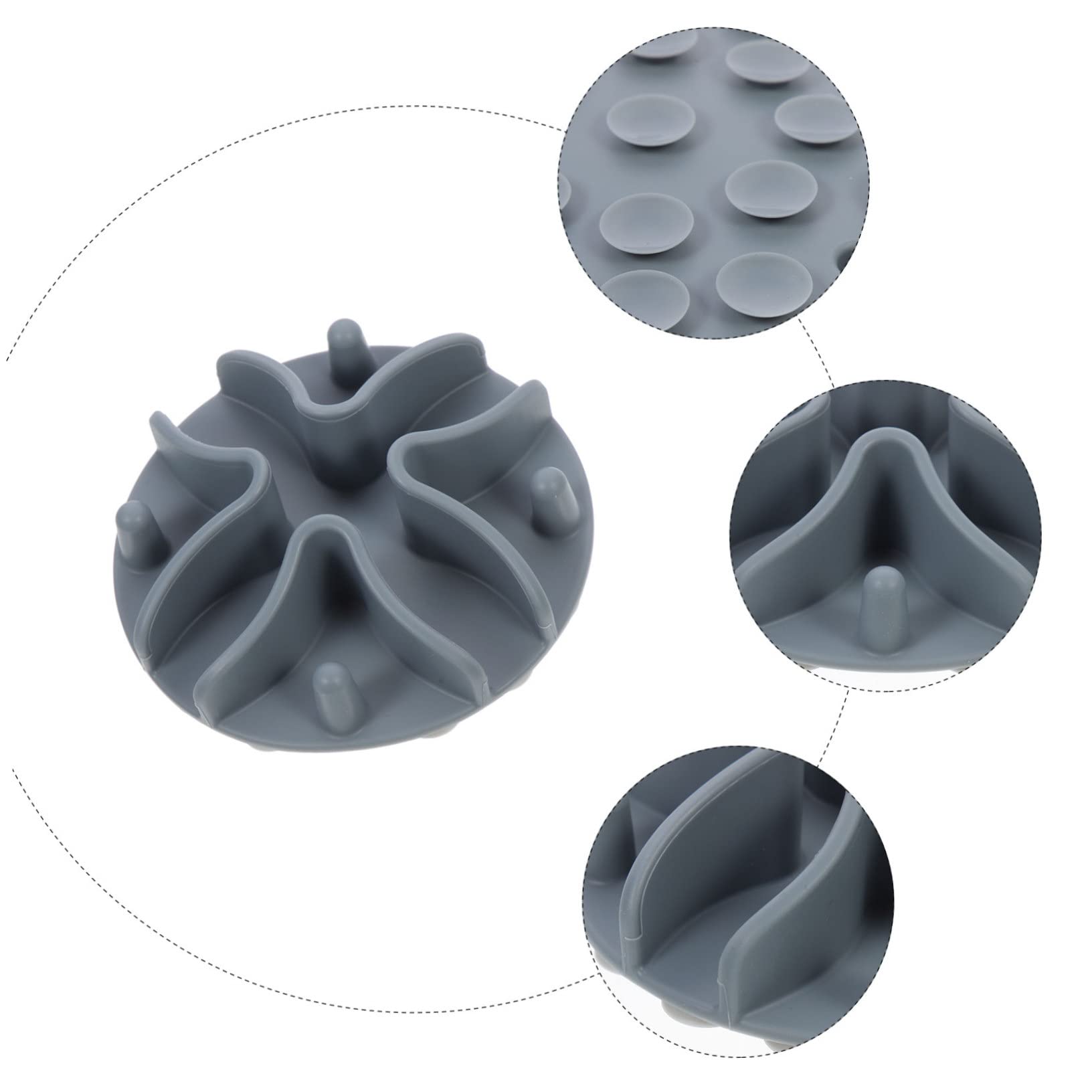 Mipcase 5stücke Pet Dog Licking Pad Aus Lebensmittelechtem Silikon rutschfeste Fütterungsmatte Für Hunde Und Katzen Zum Langsamen Füttern Beschäftigung Beim Baden