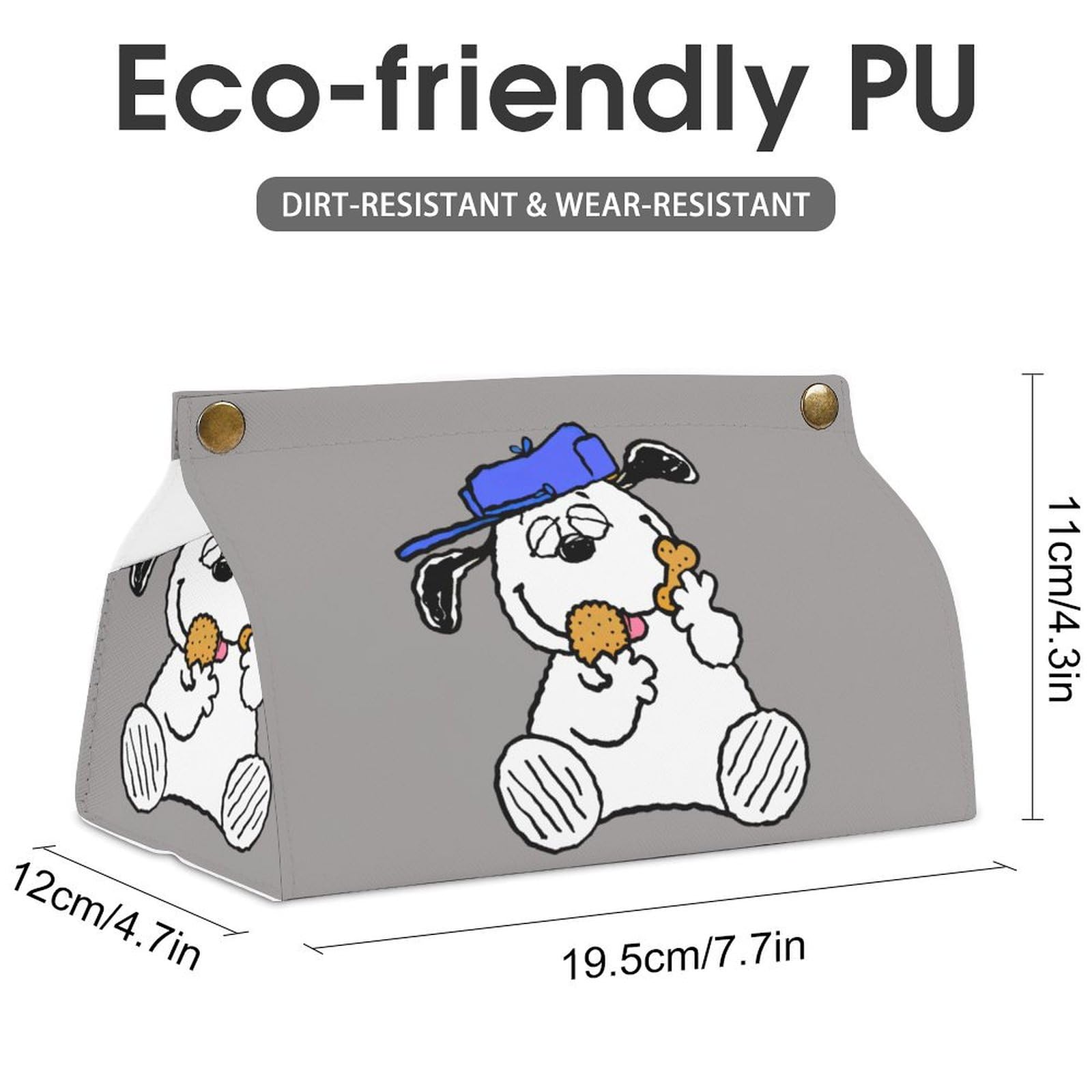 Amazon｜スヌーピー オラフ ティッシュボックス PUレザー ティッシュ