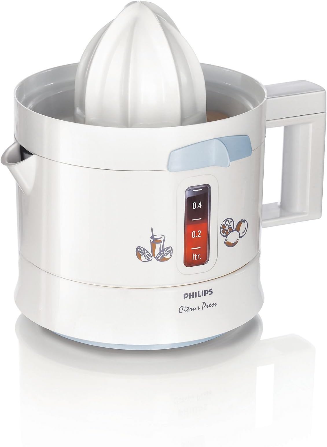 Philips HR2774 0.5-Litre Citrus Press (White)