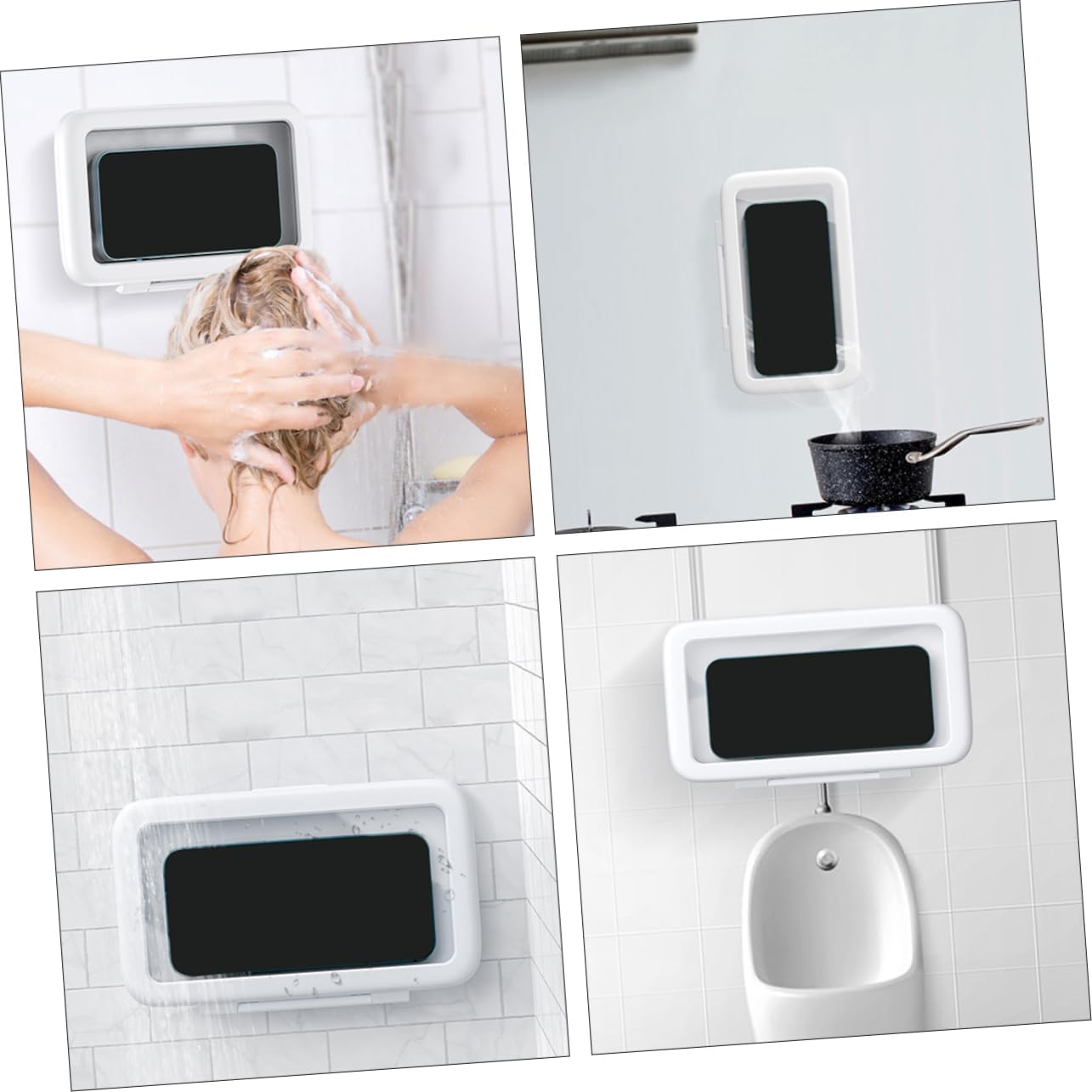 Bathtub Phone Holder Waterproof Phone Shower Protector to Use Phone Storage Box Long-Lasting