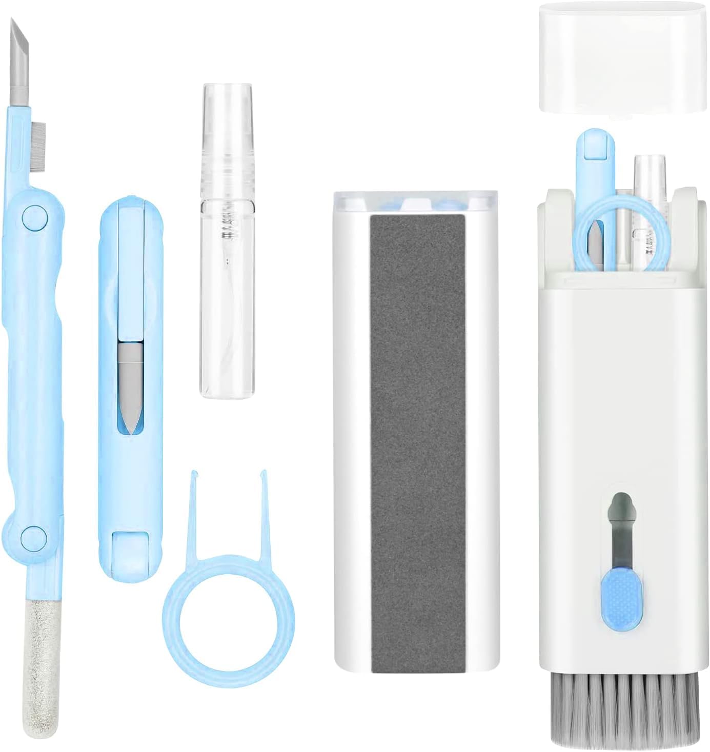 7 in 1- Gadget Cleaning kit | Electronic Cleaning kit |with Brush Multifunctional Cleaning Kit for AirPods,Laptops,Smartphones,Keyboard,Earbuds,Earphone,Camera Lens-image-46
