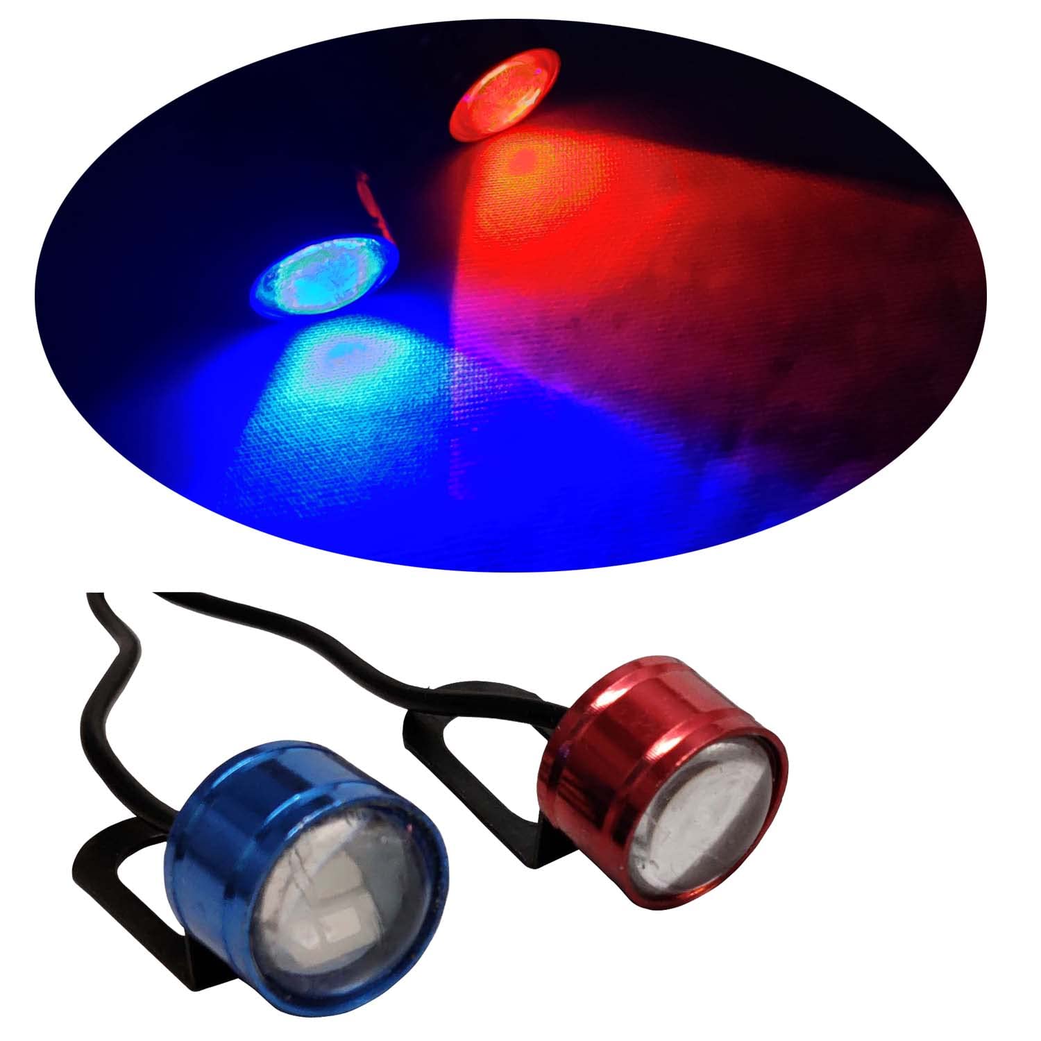 R.J.VON Bike LED Blinker Flash Handle Light Multi Color - Image 3 thumbnail