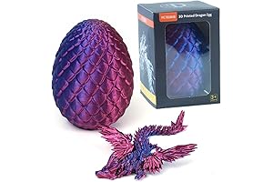 3D Printed Dragon with Wings in Egg - Easter Extravaganza Surprise