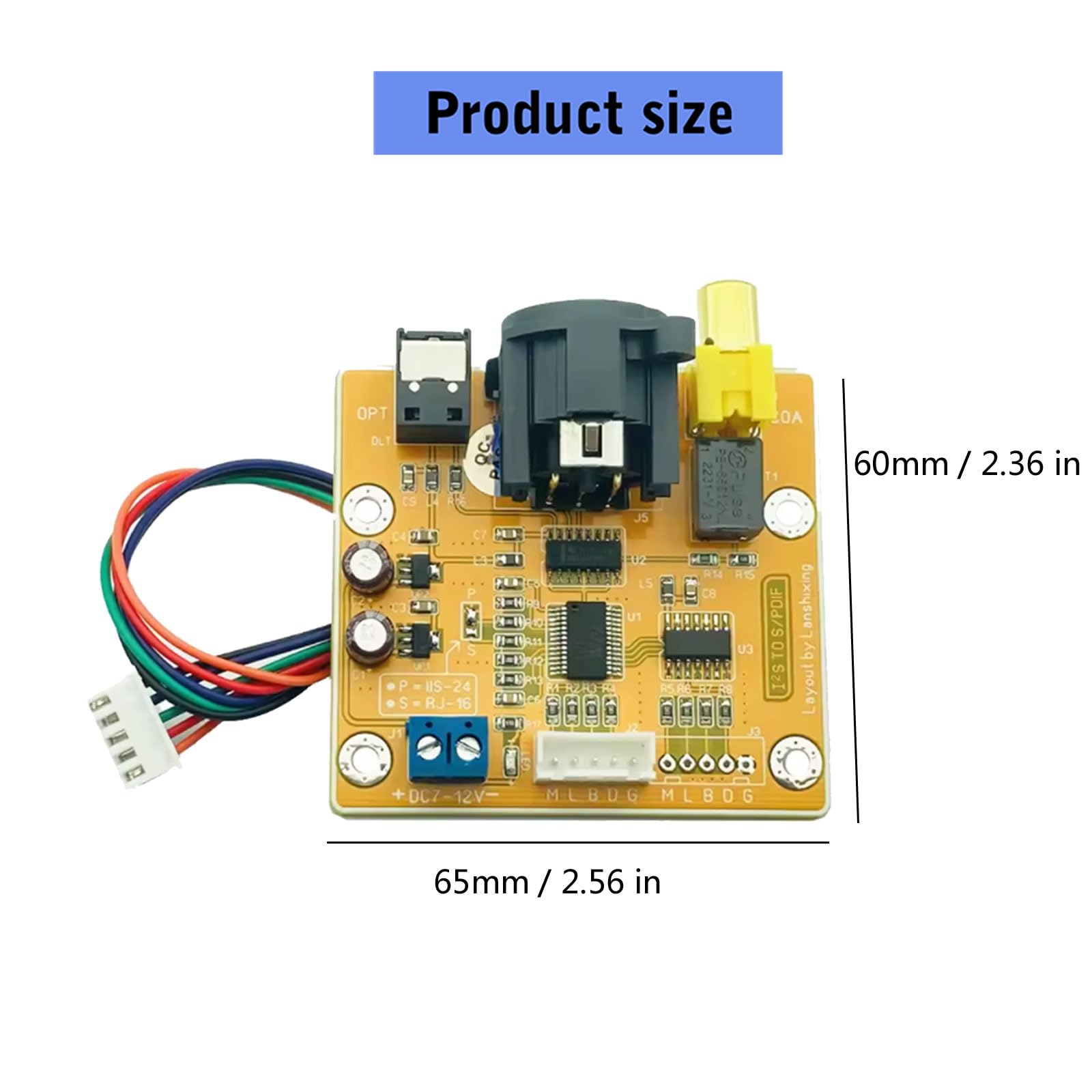 GY 770 Interfacce audio digitali di formato multiplo con fibre ottiche coassiali e segnali bilanciati uscite a bordo impostazione PCB audio