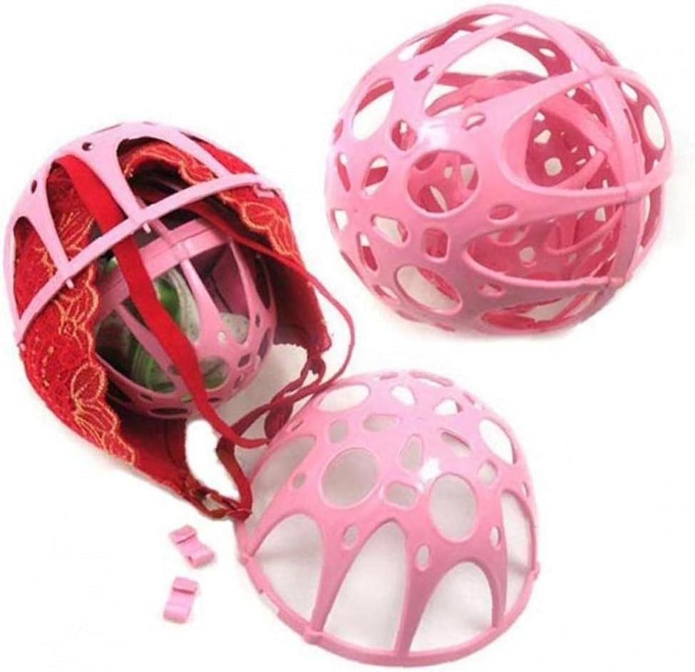 Miniatura 3 de Ropa interior para mujer, bolsa de lavado de ropa con forma de bola, doble esférico, bolsa de lavado, protector de sujetador, bolsas de ropa sucia,