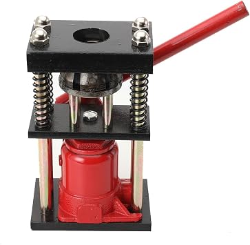 Manual Hydraulic Bottle Jack Hose Crimper 6 Tons 6 Teeth Hose Pressing Hydraulic Clamping Tools Hydraulic Hand Tool For Crimping 0.51-0.7913-20 mm PVC Rubber Hose